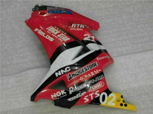 Loja Carenagem Moto Kawasaki EX250 08-12 - Vermelho Amarelo Loja Carenagem Moto Kawasaki EX250 08-12 - Vermelho Amarelo