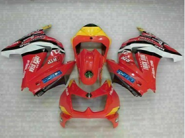 Loja Carenagem Moto Kawasaki EX250 08-12 - Vermelho Amarelo