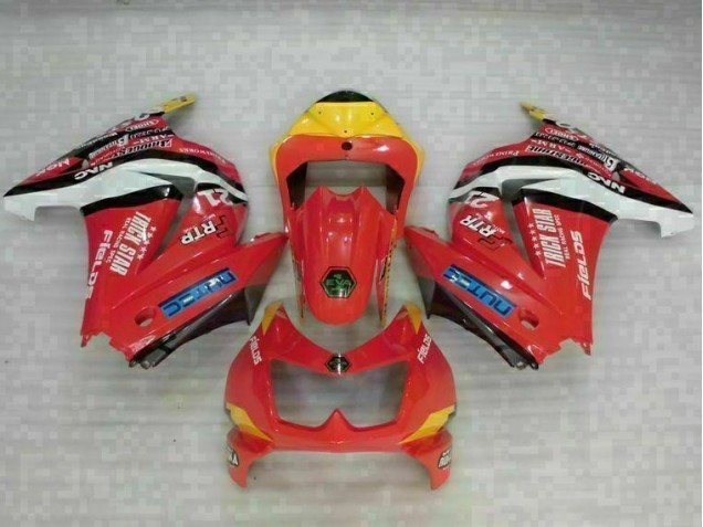 Loja Carenagem Moto Kawasaki EX250 08-12 - Vermelho Amarelo Loja Carenagem Moto Kawasaki EX250 08-12 - Vermelho Amarelo