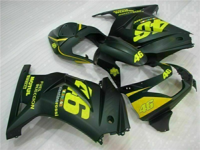 Loja Carenagem Moto Kawasaki EX300 13-16 - Preto Amarelo 46 Loja Carenagem Moto Kawasaki EX300 13-16 - Preto Amarelo 46