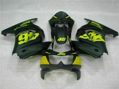 Loja Carenagem Moto Kawasaki EX300 13-16 - Preto Amarelo 46