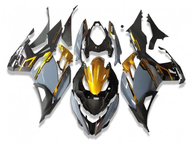 Loja Carenagem Moto Kawasaki EX400 18-23 - Cinzento Preto Loja Carenagem Moto Kawasaki EX400 18-23 - Cinzento Preto
