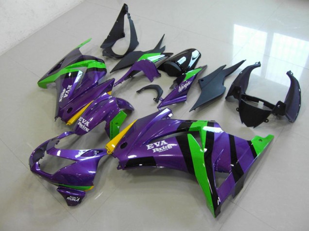 Loja Carenagem Moto Kawasaki ZX 250R 08-12 - Roxo EVA Corrida Loja Carenagem Moto Kawasaki ZX 250R 08-12 - Roxo EVA Corrida