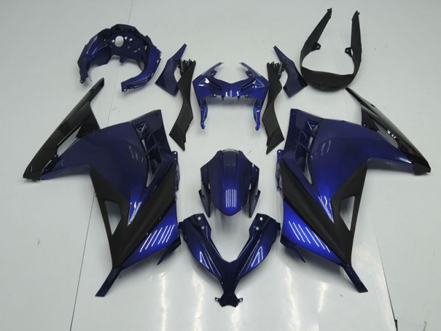 Loja Carenagem Moto Kawasaki ZX 300R 13-16 - Azul Preto Loja Carenagem Moto Kawasaki ZX 300R 13-16 - Azul Preto