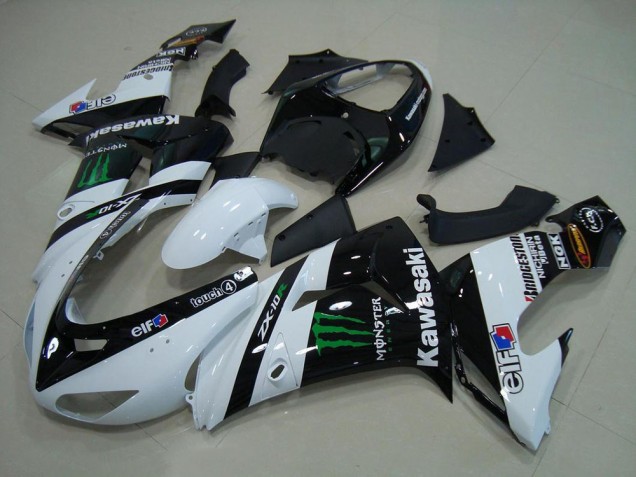 Loja Carenagem Moto Kawasaki ZX10R 06-07 - Branco Monster Loja Carenagem Moto Kawasaki ZX10R 06-07 - Branco Monster