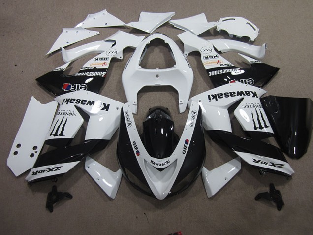 Loja Carenagem Moto Kawasaki ZX10R 06-07 - Branco Touch4 Monster Loja Carenagem Moto Kawasaki ZX10R 06-07 - Branco Touch4 Monster