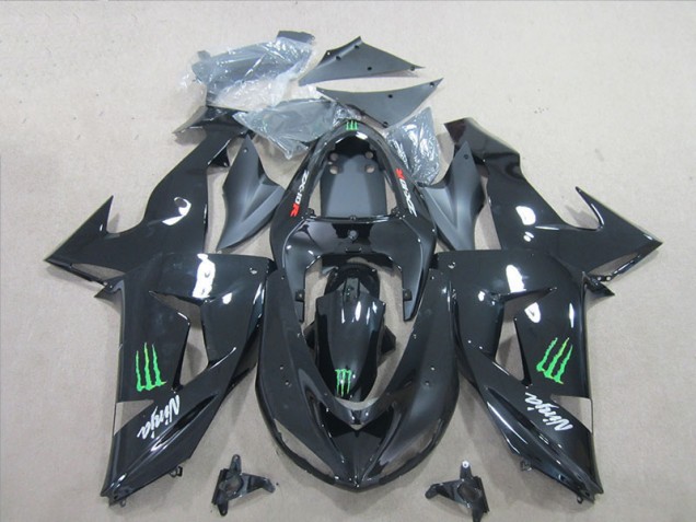 Loja Carenagem Moto Kawasaki ZX10R 06-07 - Preto Verde Monster Ninja Loja Carenagem Moto Kawasaki ZX10R 06-07 - Preto Verde Monster Ninja