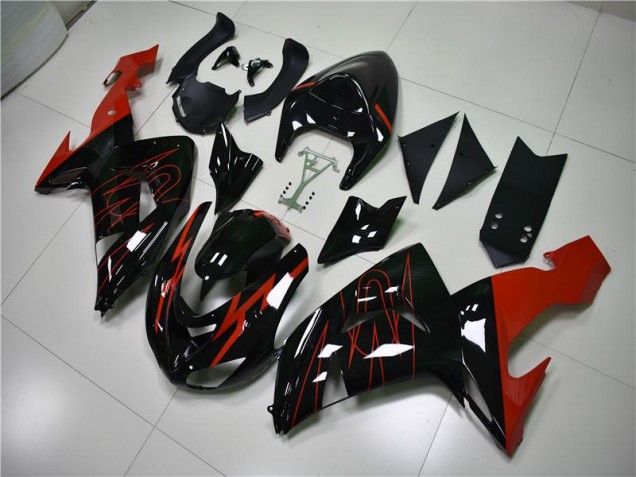 Loja Carenagem Moto Kawasaki ZX10R 06-07 - Preto Vermelho Loja Carenagem Moto Kawasaki ZX10R 06-07 - Preto Vermelho