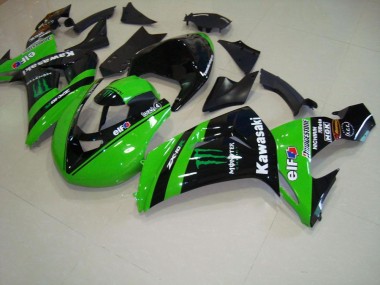 Loja Carenagem Moto Kawasaki ZX10R 06-07 - Verde Monster Corrida