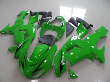 Loja Carenagem Moto Kawasaki ZX10R 06-07 - Verde Preto Arrow