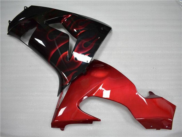 Loja Carenagem Moto Kawasaki ZX10R 06-07 - Vermelho Chama Loja Carenagem Moto Kawasaki ZX10R 06-07 - Vermelho Chama