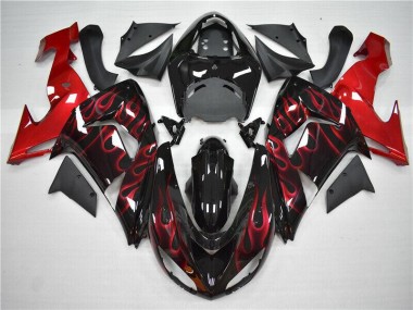 Loja Carenagem Moto Kawasaki ZX10R 06-07 - Vermelho Chama