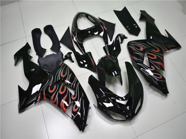 Loja Carenagem Moto Kawasaki ZX10R 08-10 - Preto Cinzento Vermelho Loja Carenagem Moto Kawasaki ZX10R 08-10 - Preto Cinzento Vermelho