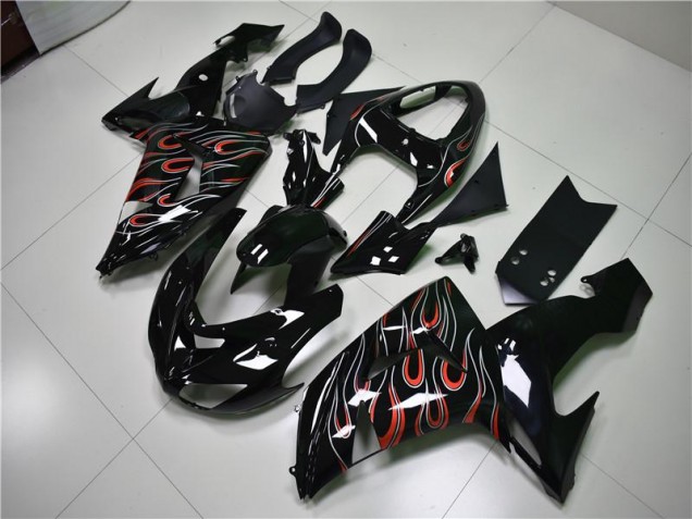 Loja Carenagem Moto Kawasaki ZX10R 08-10 - Preto Cinzento Vermelho Loja Carenagem Moto Kawasaki ZX10R 08-10 - Preto Cinzento Vermelho