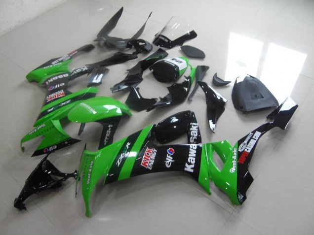 Loja Carenagem Moto Kawasaki ZX10R 08-10 - Verde Preto Kick Loja Carenagem Moto Kawasaki ZX10R 08-10 - Verde Preto Kick