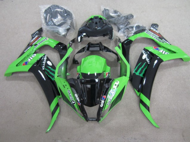 Loja Carenagem Moto Kawasaki ZX10R 11-15 - Preto Verde Touch4 Monster Loja Carenagem Moto Kawasaki ZX10R 11-15 - Preto Verde Touch4 Monster