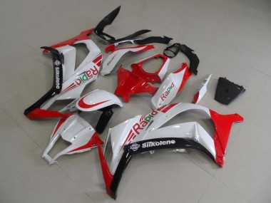 Loja Carenagem Moto Kawasaki ZX10R 11-15 - Vermelho & Branco Rapid