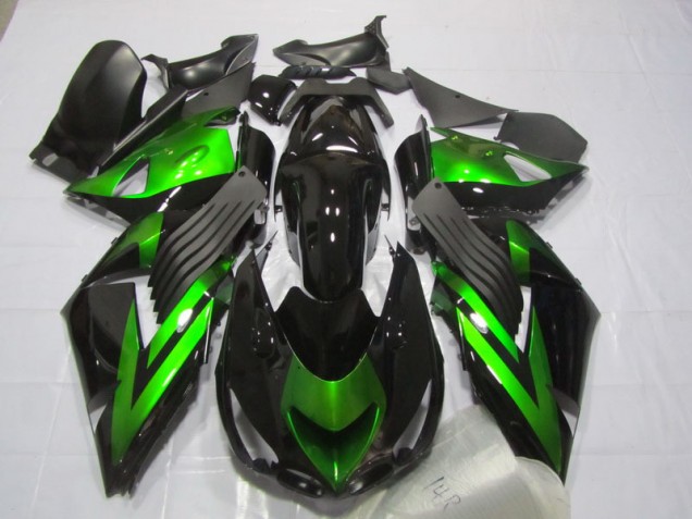 Loja Carenagem Moto Kawasaki ZX14R ZZR 1400 06-11 - Preto Verde Loja Carenagem Moto Kawasaki ZX14R ZZR 1400 06-11 - Preto Verde