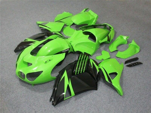 Loja Carenagem Moto Kawasaki ZX14R ZZR 1400 06-11 - Verde Preto Loja Carenagem Moto Kawasaki ZX14R ZZR 1400 06-11 - Verde Preto