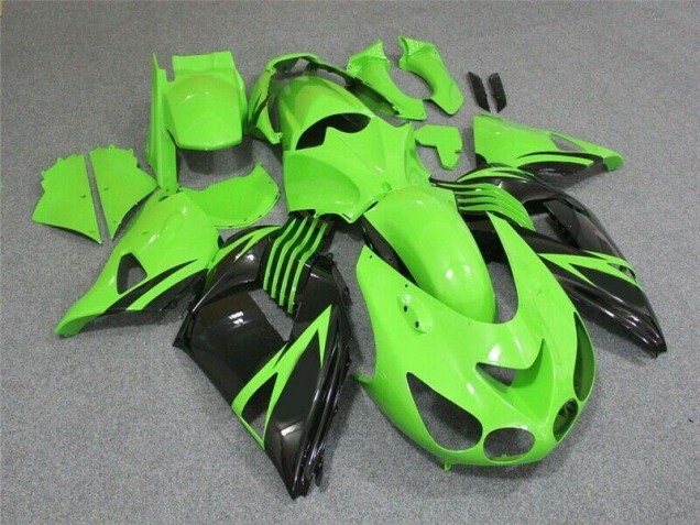 Loja Carenagem Moto Kawasaki ZX14R ZZR 1400 06-11 - Verde Preto Loja Carenagem Moto Kawasaki ZX14R ZZR 1400 06-11 - Verde Preto