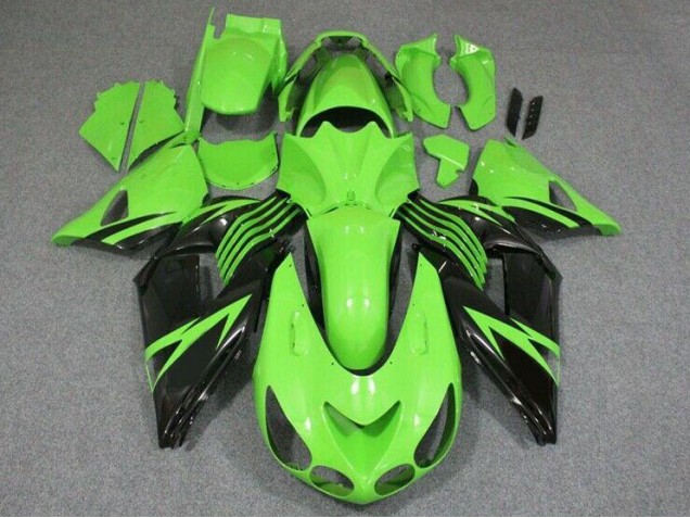 Loja Carenagem Moto Kawasaki ZX14R ZZR 1400 06-11 - Verde Preto Loja Carenagem Moto Kawasaki ZX14R ZZR 1400 06-11 - Verde Preto