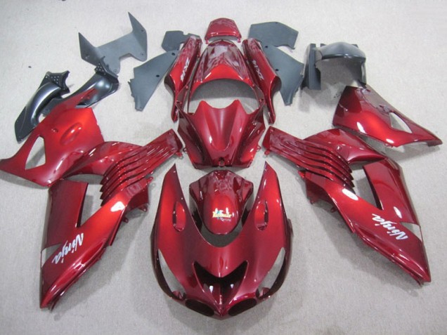 Loja Carenagem Moto Kawasaki ZX14R ZZR 1400 06-11 - Vermelho Branco Ninja Decalque Loja Carenagem Moto Kawasaki ZX14R ZZR 1400 06-11 - Vermelho Branco Ninja Decalque