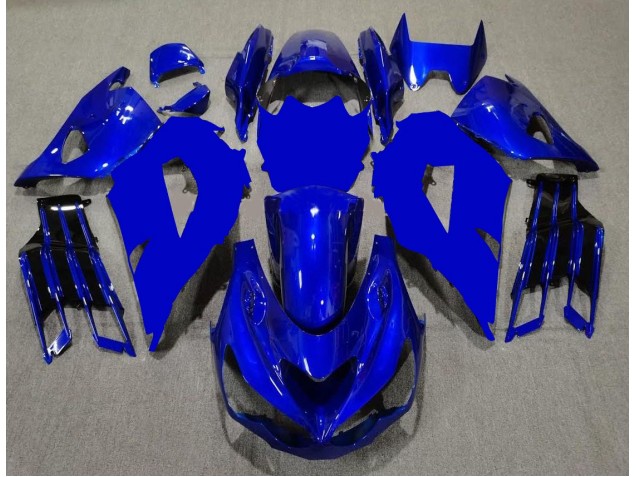 Loja Carenagem Moto Kawasaki ZX14R ZZR 1400 12-21 - Azul Preto Loja Carenagem Moto Kawasaki ZX14R ZZR 1400 12-21 - Azul Preto