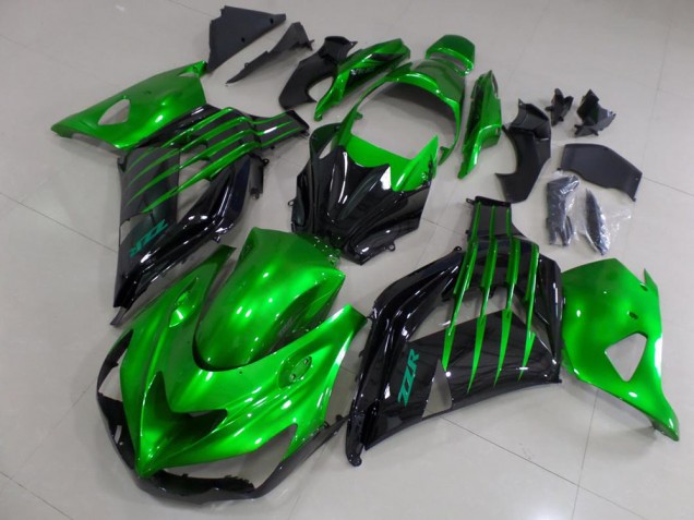 Loja Carenagem Moto Kawasaki ZX14R ZZR 1400 12-21 - Doce Verde & Preto Loja Carenagem Moto Kawasaki ZX14R ZZR 1400 12-21 - Doce Verde & Preto