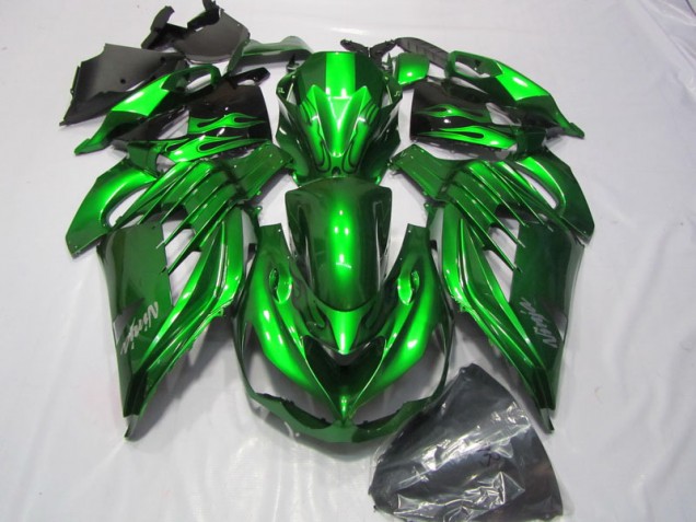 Loja Carenagem Moto Kawasaki ZX14R ZZR 1400 12-21 - Verde Branco Ninja Decalque Loja Carenagem Moto Kawasaki ZX14R ZZR 1400 12-21 - Verde Branco Ninja Decalque