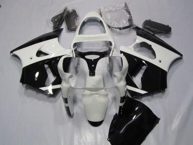 Loja Carenagem Moto Kawasaki ZX6R 00-02 - Branco Preto