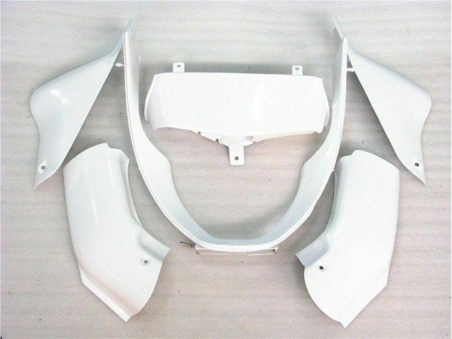 Loja Carenagem Moto Kawasaki ZX6R 00-02 - Brilhante Branco Loja Carenagem Moto Kawasaki ZX6R 00-02 - Brilhante Branco