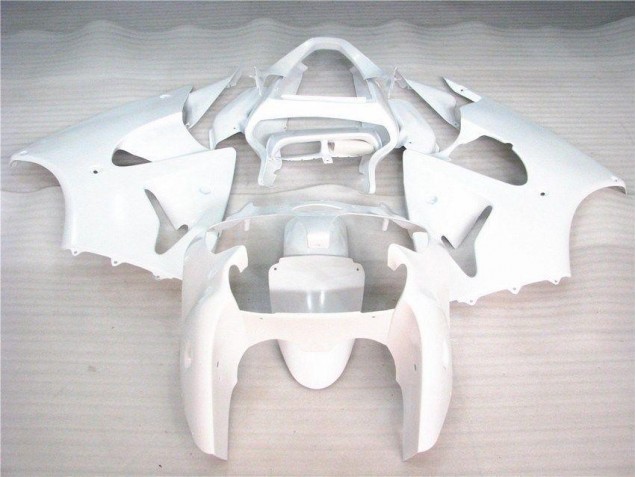 Loja Carenagem Moto Kawasaki ZX6R 00-02 - Brilhante Branco Loja Carenagem Moto Kawasaki ZX6R 00-02 - Brilhante Branco