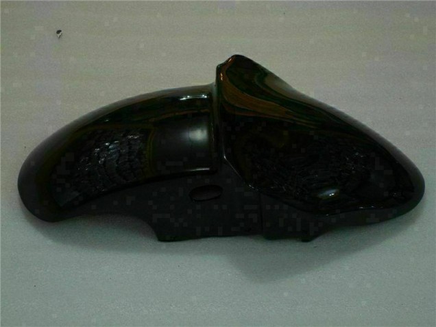 Loja Carenagem Moto Kawasaki ZX6R 00-02 - Preto & Azul Chama Loja Carenagem Moto Kawasaki ZX6R 00-02 - Preto & Azul Chama