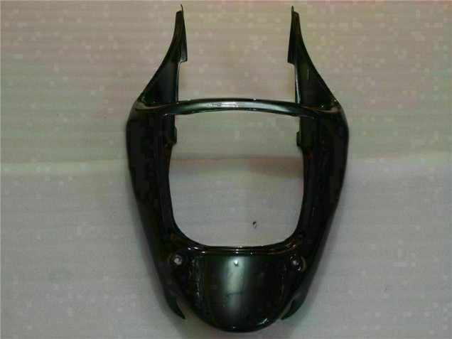 Loja Carenagem Moto Kawasaki ZX6R 00-02 - Preto & Azul Chama Loja Carenagem Moto Kawasaki ZX6R 00-02 - Preto & Azul Chama