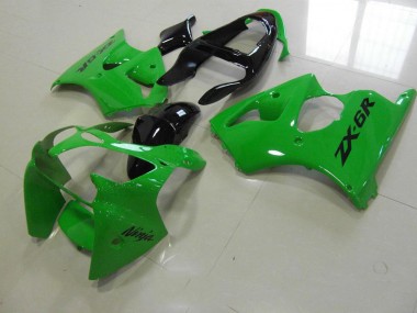 Loja Carenagem Moto Kawasaki ZX6R 00-02 - Verde Preto Cauda