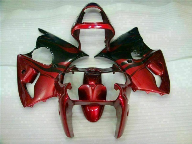 Loja Carenagem Moto Kawasaki ZX6R 00-02 - Vermelho Preto Loja Carenagem Moto Kawasaki ZX6R 00-02 - Vermelho Preto