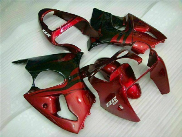 Loja Carenagem Moto Kawasaki ZX6R 00-02 - Vermelho Preto Loja Carenagem Moto Kawasaki ZX6R 00-02 - Vermelho Preto