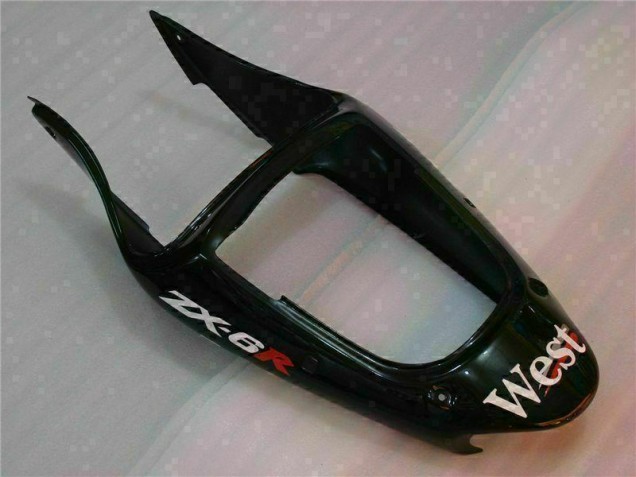 Loja Carenagem Moto Kawasaki ZX6R 03-04 - Preto West Ninja Loja Carenagem Moto Kawasaki ZX6R 03-04 - Preto West Ninja