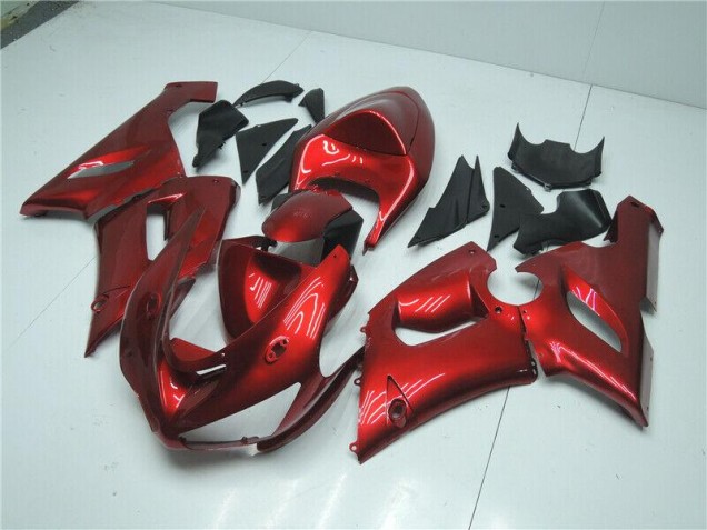 Loja Carenagem Moto Kawasaki ZX6R 05-06 - Doce Vermelho Loja Carenagem Moto Kawasaki ZX6R 05-06 - Doce Vermelho