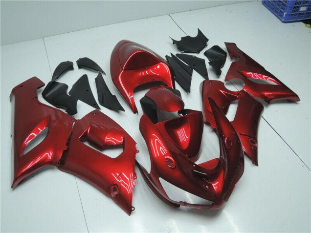 Loja Carenagem Moto Kawasaki ZX6R 05-06 - Doce Vermelho Loja Carenagem Moto Kawasaki ZX6R 05-06 - Doce Vermelho