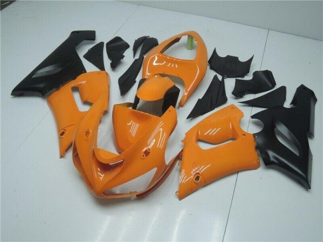Loja Carenagem Moto Kawasaki ZX6R 05-06 - Laranja Preto Loja Carenagem Moto Kawasaki ZX6R 05-06 - Laranja Preto