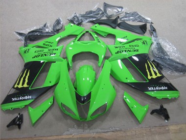 Loja Carenagem Moto Kawasaki ZX6R 07-08 - Branco Azul Ninja