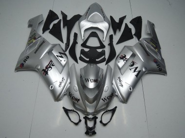 Loja Carenagem Moto Kawasaki ZX6R 07-08 - Prata West