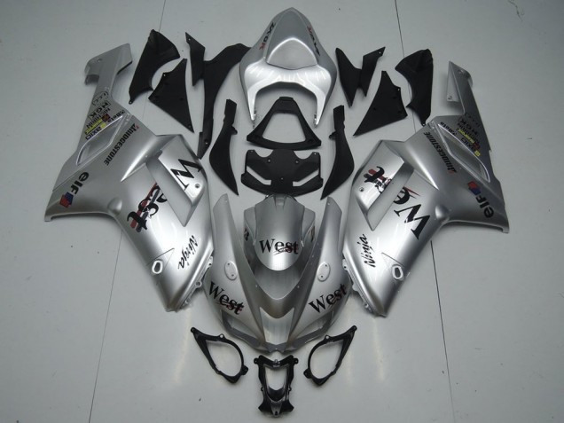 Loja Carenagem Moto Kawasaki ZX6R 07-08 - Prata West Loja Carenagem Moto Kawasaki ZX6R 07-08 - Prata West