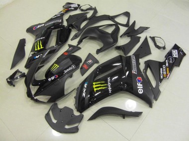 Loja Carenagem Moto Kawasaki ZX6R 07-08 - Preto Monster
