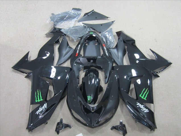 Loja Carenagem Moto Kawasaki ZX6R 07-08 - Preto Ninja Verde Monster Loja Carenagem Moto Kawasaki ZX6R 07-08 - Preto Ninja Verde Monster