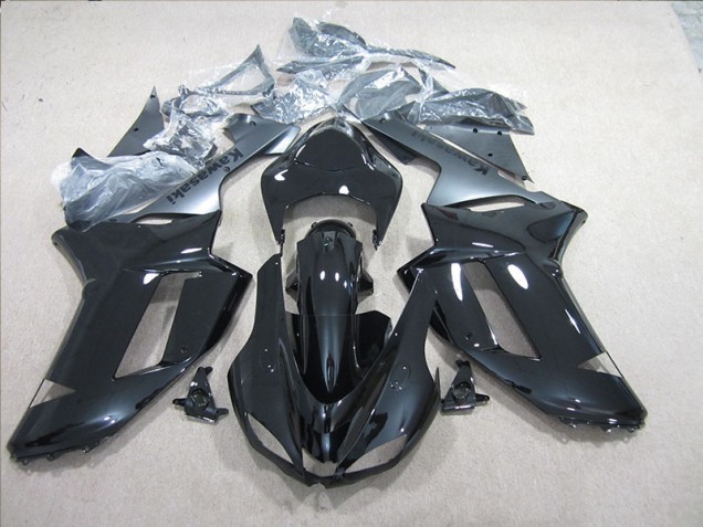 Loja Carenagem Moto Kawasaki ZX6R 07-08 - Preto Prata Loja Carenagem Moto Kawasaki ZX6R 07-08 - Preto Prata