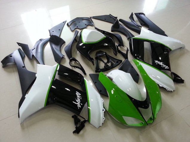 Loja Carenagem Moto Kawasaki ZX6R 07-08 - Verde Preto Branco Loja Carenagem Moto Kawasaki ZX6R 07-08 - Verde Preto Branco