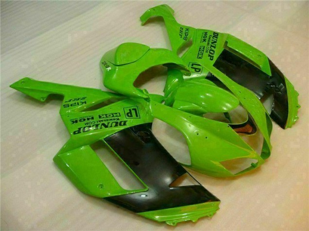 Loja Carenagem Moto Kawasaki ZX6R 07-08 - Verde Preto Dunlop Loja Carenagem Moto Kawasaki ZX6R 07-08 - Verde Preto Dunlop