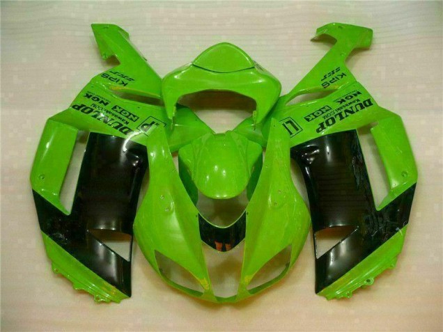 Loja Carenagem Moto Kawasaki ZX6R 07-08 - Verde Preto Dunlop Loja Carenagem Moto Kawasaki ZX6R 07-08 - Verde Preto Dunlop